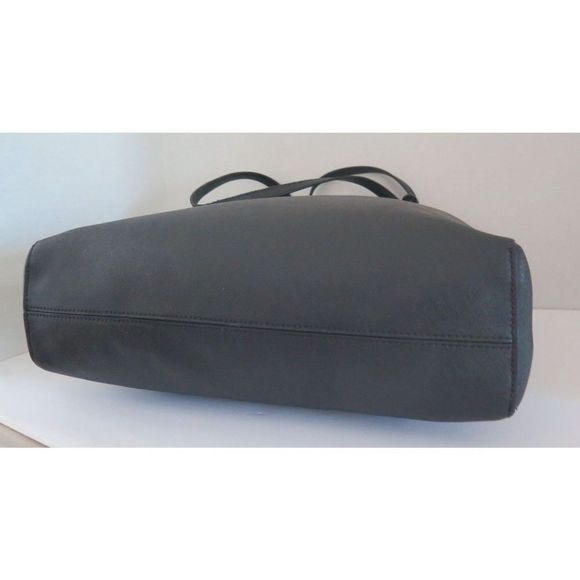 Michael Kors 35H3GTVT7T Large Black Saffiano North/South Jet Set Travel Bag $360 - Picture 6 of 12